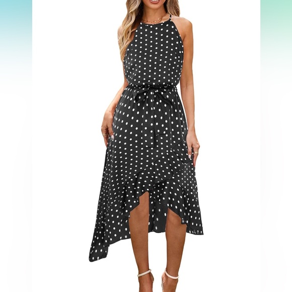 ECOWISH Polka Dot High-Low Dress – Size Large – NWT - Picture 5 of 9